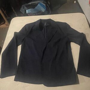 Forever 21 Women’s Navy Blue Blazer Size Large – Classic Open Front